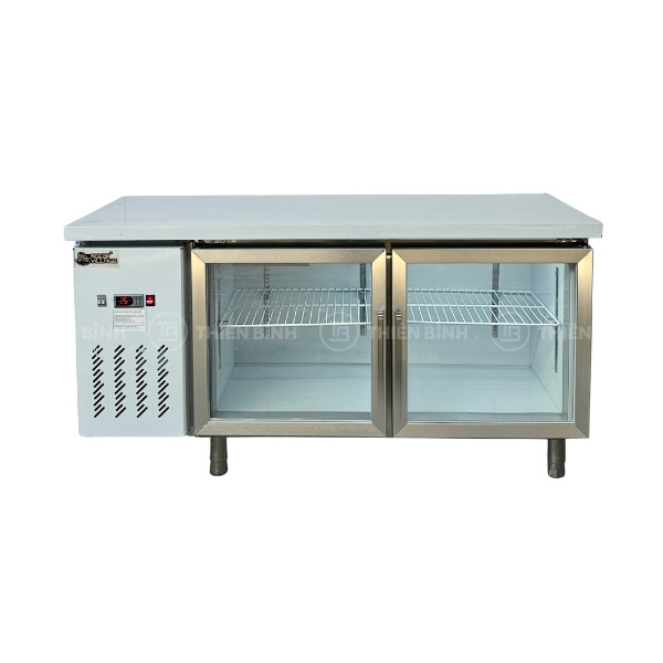 Bàn mát 2 cánh kính 1m5 Snow Village PLO.25L2Q