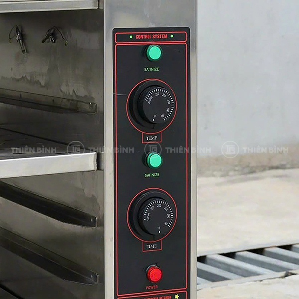 Lò nướng salamander điện E-sala-TB80 3 Bảng điều khiển lò E-sala-TB80