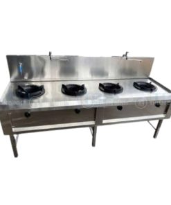 bếp á 4 họng đốt kiềng gang