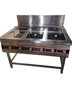 Bếp âu 6 họng điện từ chân cao