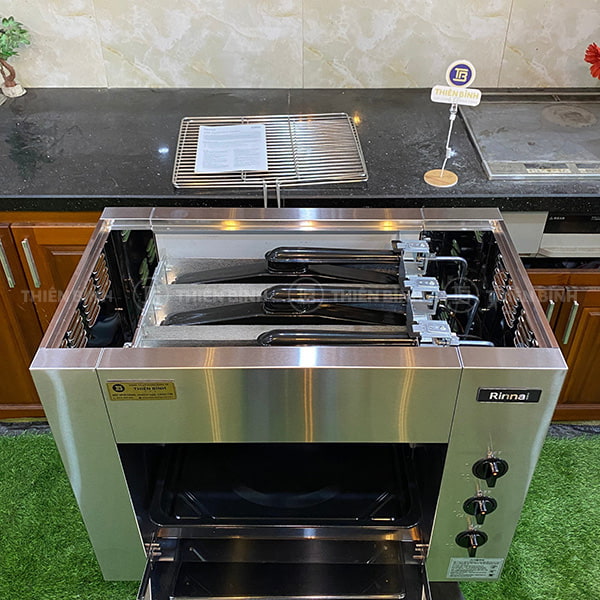 Lò nướng Salamander gas 3 họng Rinnai RSB-923N 6 Hệ thống đốt lò nướng Salamander Rinnai RSB-923N