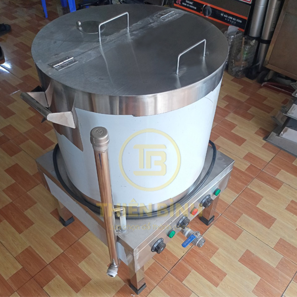 Nồi nấu cháo 50 lít 3 Hình ảnh thực tế nồi nấu cháo 50 lít