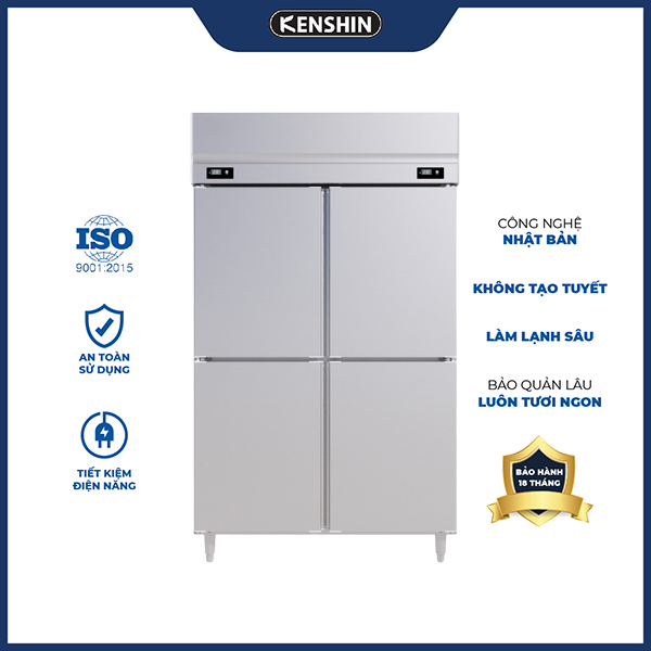 Tủ mát 4 cánh inox Kenshin KS-4I1100C
