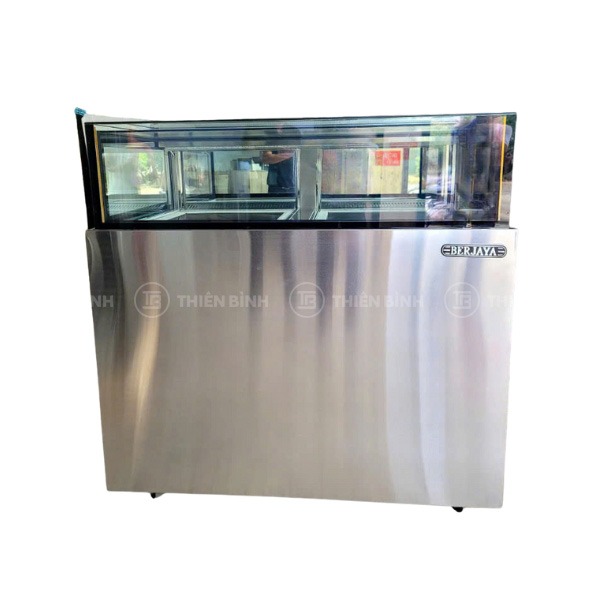 Tủ trưng bày bánh 1m2 kính vuông Berjaya RDS-M-12