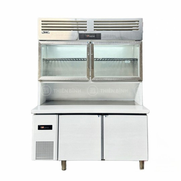 Tủ lạnh trưng bày trên mát – dưới đông 1m5 Snow Village PLRD-15N2B2