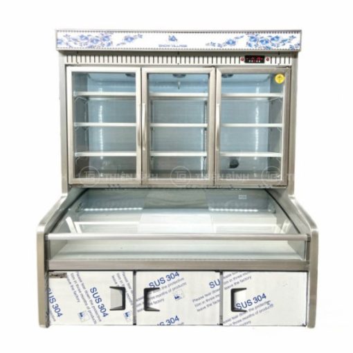 Tủ trưng bày thực phẩm trên mát dưới đông 3 chế độ Snow Village DC-2100FY